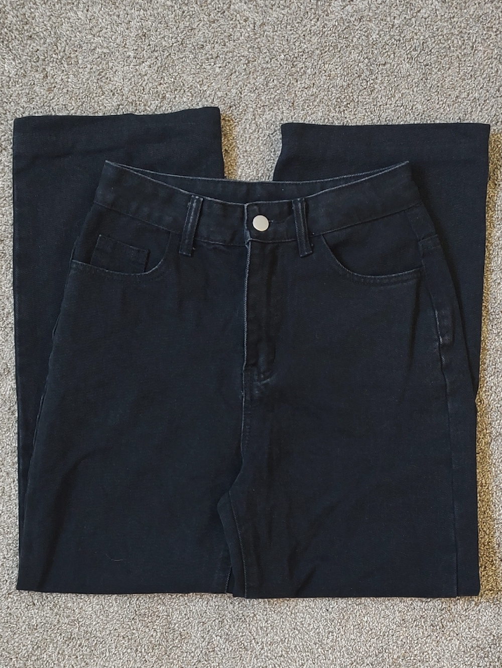 Shein Size Small/4 Black Cotton Blend Jeans - Picture 4 of 6